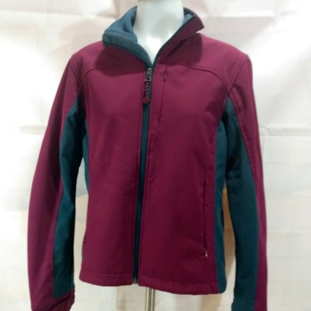 Black Diamond: Red and Green lined jacket.
